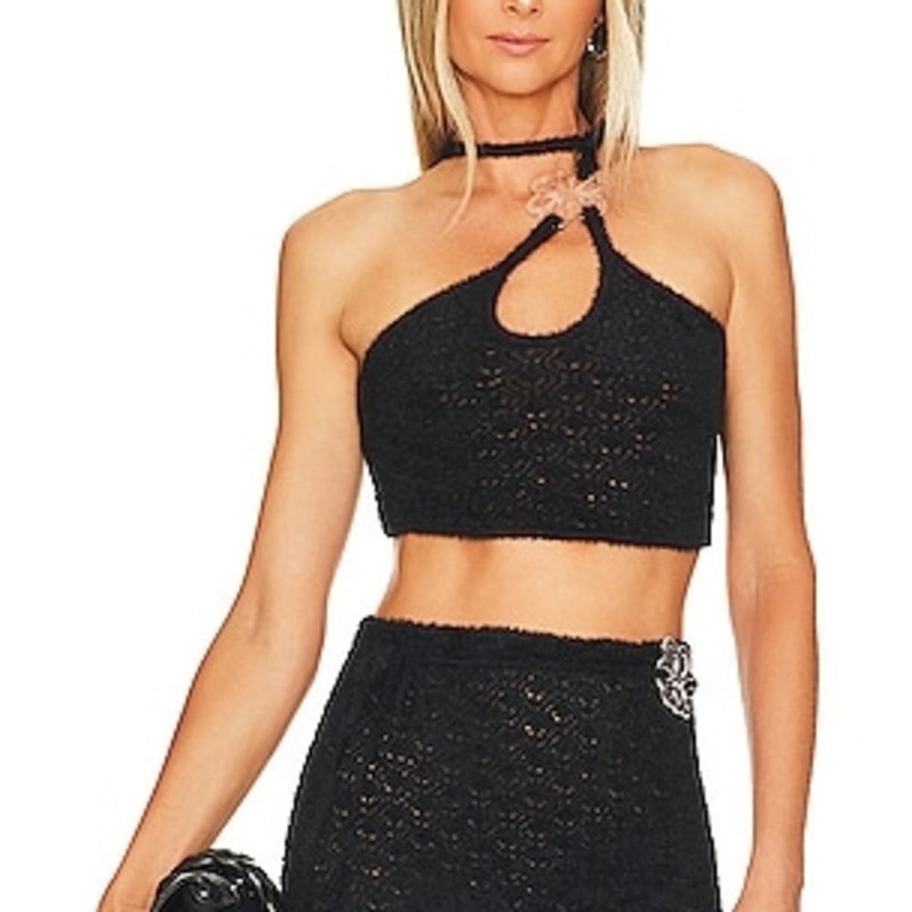 For Love And Lemons Miralbel Crop Top